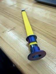 01 · Cable + 3D-printed insert